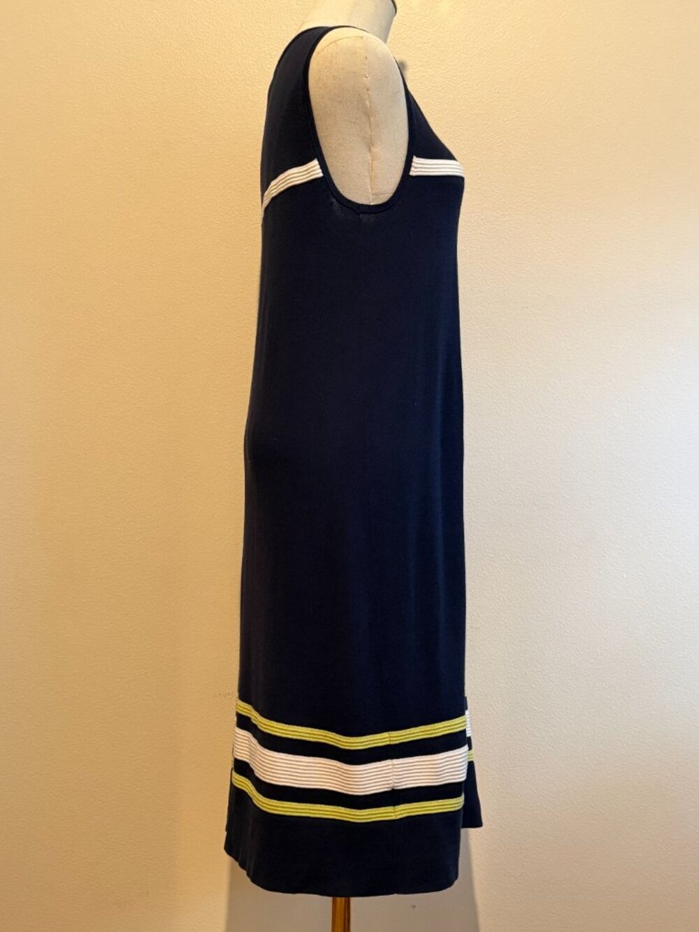 Tommy Bahama Cotton Silk Striped Midi Dress Size XS - Picture 9 of 10